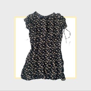 Vintage floral babydoll dress!